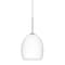 Besa Lighting Lucia Cord Pendant, Opal Matte, Satin Nickel Finish, 1x9W LED 1JT-169707-LED-SN - alternate 1